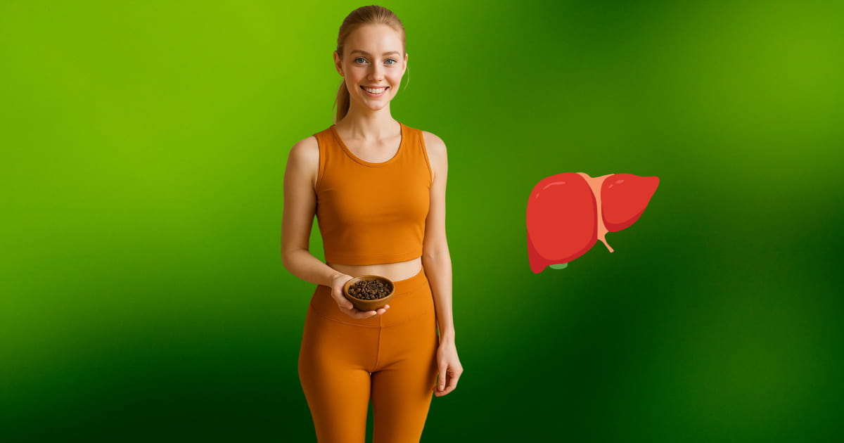 Woman holding cloves - nature's detox secret for liver health and cleansing benefits