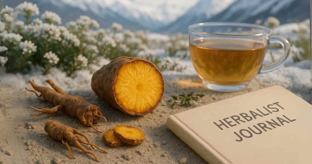 Rhodiola Rosea root and supplements - nature's mood-lifting adaptogen for stress relief and mental clarity