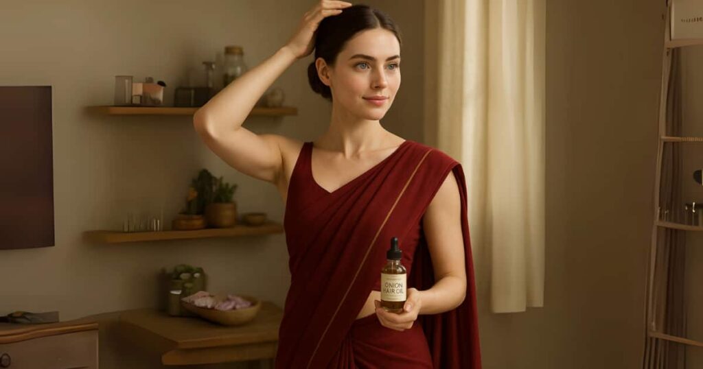 How to apply onion hair oil for maximum growth and reduced hair fall
