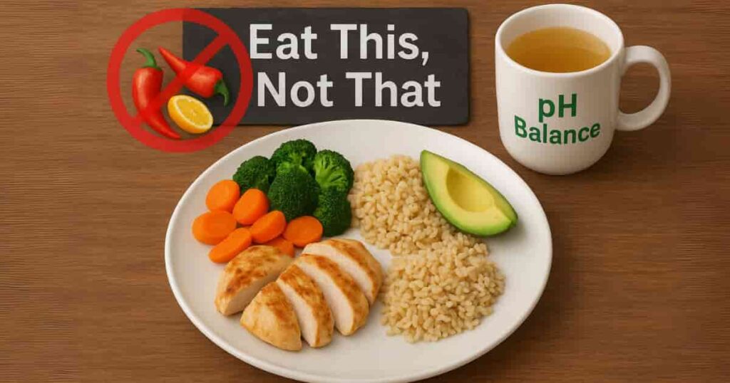 Smart Eating Habits - Healthy Plate vs. Trigger Foods to Avoid
