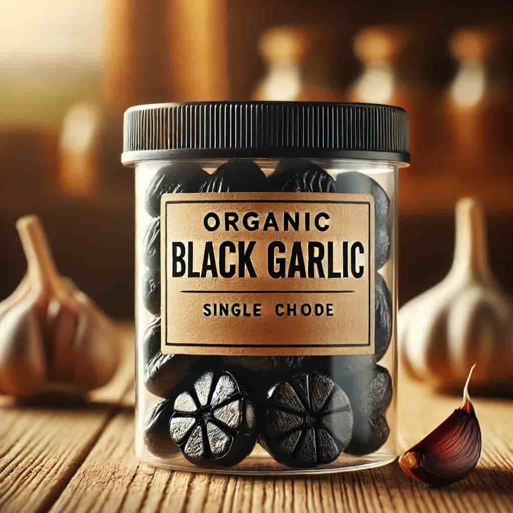 Black Garlic Single Clove Whole