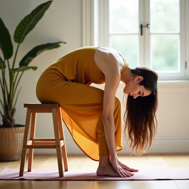 Seated Forward Fold- Stress Reliever