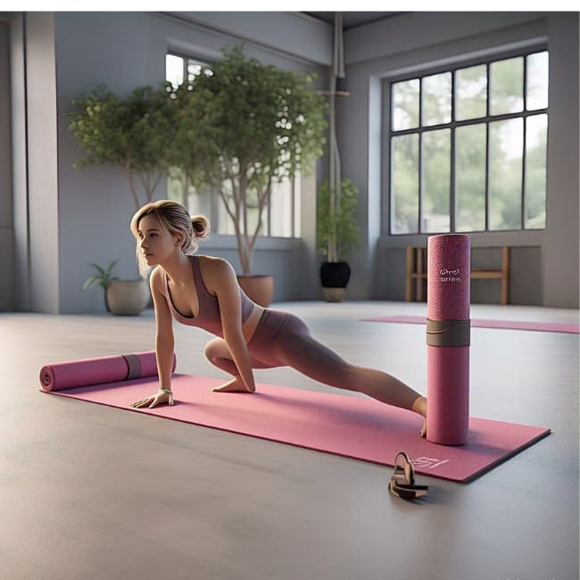 Exercise Mat For Home Workout Gym Mat Anti Slip Premium Mat.